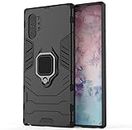 Cascov Polycarbonate, Thermoplastic Polyurethane Defender Case Hybrid Shockproof Kickstand in-Built | Military Grade Armor | Bumper Back Cover for Samsung Galaxy Note 10 Plus - (Armor Black)