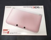 Juego de consola Nintendo 3DS LL XL rosa con caja y accesorios