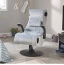 X Rocker Ergonomic PC & Racing Game Chair with Built-in Speakers in Light