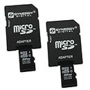 LG LGMS323 Cell Phone Memory Card 2 x 32GB microSDHC Memory Card with SD Adapter 2 Pack