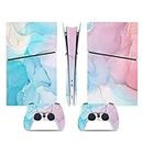 Full Set Skins Compatible with PS5 Slim Digital Console and Controller, PS5 Slim Digital Decoration and Protective Stickers,14