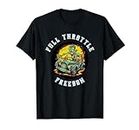 Full Throttle Freedom Kustoms Abbigliamento Auto Pop Art Abbigliamento Maglietta