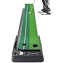 Golfoy Basics Indoor Ball Auto Return Golf Putting Mat | Indoor and Outdoor Use | Mini Golf