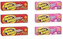 Hubba Bubba Bubble Gum New Variety Pack, 3, Original, 3, Seriously Strawberry, Each 35g Pack Of 6 Chunky & Bubbly (UK)