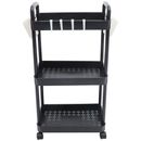 1 Set of Rolling Storage Cart Rolling Utility Cart Home Multi-layer Trolley