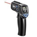 Serplex® Infrared Thermometer Handheld Digital LCD Display Non Contact Laser Temperature Gun -50-550°C for Household Industrial Use for Cooking, Pizza Oven (Battery Not Included)