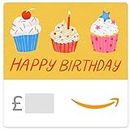 Amazon.co.uk eGift Card -Three Birthday Cup Cakes-Email