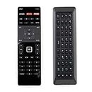 XRT500 Remote Control Replacement fit for Vizio Smart TV with QWERTY Keyboard Netflix Iheart Radio App Key M70-C3 M75-C1 M80-C3 M322I-B1 M50-C1 M55-C2 M60-C3 P502UI-B1E P552UI-B2 M422I-B1 M492I-B2