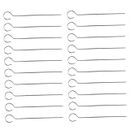 Balacoo 50pcs Stainless Steel Goose Tail Needle Barbecue Supplies Skewer for Meat BBQ Skewers Skewer for Vegetables Skewer for Grill Stainless Steel Barbecue Bar Skewers Sticks