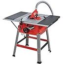 GIGAWATTS 254-1A Professional Table Saw 1800 Watt Heavy Duty 4200RPM Corded Electric 254mm Saw Blade Dia Cut Off Machine With Metal Stand & Miter Gauge for Wood Cutting Metal Aluminum Cutter