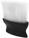 Tifurko Barber Neck Duster Brush for Hair Cutting, Soft Neck Cleaning Brush, Professional Salon Barber Tool Black