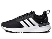 adidas Mens Racer TR21 Wide Shoes Black/White/Black 11