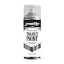 JENOLITE Transit vernice spray | Ford Bianco | Vernice per ritocchi e riparazioni (Transit Van Bianco) | 400ml