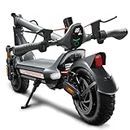 CUNFON Electric Scooter Adults, 1200W Motor, MAX 50 Miles Long Range & 31 mph Top Speed, with 10.5" Off Road Tires, Dual Brake & Dual Suspension Commuting E-Scooter