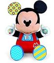 Clementoni - Peluche Baby Mickey - peluche bebé interactivo de Disney a partir de 6 meses, juguete en español (55324)