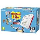 Nintendo 2DS Console, Bianco/Rosso + Tomodachi Life [Bundle]