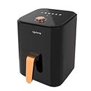 Lifelong Air Fryer for Home - 1200w with Timer Control - Fryer Machine Electric Air-Fryer with 360, Hot Air Circulation Technology, Uses Up to 90% Less Oil Airfryer (LLHFD429, Black)4 liter