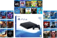 PS4 Slim|PlayStation 4 console slim incl. originale Controller Sony+4 GIOCHI GRATIS✅