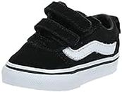 Vans Unisex Kids Td Ward V Sneaker, Black Suede Canvas Black White Iju, 3 UK Child
