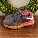 Nike Shoes | Nike Air Max 2015 Classic Charcoal Pink Pow Orange Shoes Womens 7 | Color: Gray/Pink | Size: 7