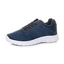 AJVANI lace up Comfort Memory Foam Trainers Sneakers Plimsolls Size 7 40 Navy