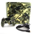 Official PlayStation 4 (PS4) Slim Call of Duty WWII Camo + Camo Controller (1TB)