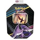 Pokémon TCG: Crown Zenith Tin - Galarian Articuno (1 Tarjeta de Aluminio y 4 Paquetes de Refuerzo
