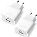 2 Pack Caricatore USB C Alimentatore 20W Replacement for iPhone 15 14 13 12 11 Pro Max SE XS XR 8 Plus, Samsung Galaxy, iPad, Presa USBC Tipo C Caricabatterie Spina Rapido Spinotto Adapter Anlikool 2