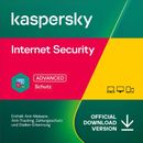 EU Kaspersky Internet Security 2023-2024  1, 3, 5 oder 10 PC - Sofort per Email