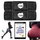 PRITI FIT BFR Booty Bands for Women-Includes 8 Week Guide for Legs, Glutes&Hip Building, Blood Flow Restriction Occlusion Workouts,Best Fabric Resistance Loop,Tone&Lift Your Butt,Squat,Thigh,Fitness