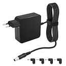Caricabatterie 65W per ASUS Laptop, 19V 3.42A 65W Notebook Power Adapter Charger per Asus, 1.8m cavo di ricarica, 65W Laptop AC Adapter per ASUS Laptop VivoBook 14 15 17, VivoBook S14 S15 S17
