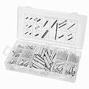 Steel Spring, 200pcs/Set 20 Sizes Carbon Steel Compression Extension Springs Assortment Kit with Box