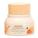 Maate Baby Body Butter (50 gm) | Enriched with Pure Kokum Butter, Shea Butter, Orange Oil & Saffron Oil | baby moisturizer for face, Skin and body | Long Lasting & Protection for Soft Kids Skin