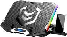 ICE COOREL K9 pad di raffreddamento per laptop da gioco 15-17,3 pollici, pad di raffreddamento per laptop RGB