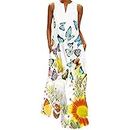 Warehouse Amazon Warehouse Deals Amazon Warehouse Sale Clearance Deals of The Day Lightning Deals Today Prime Outdoor Lightning Deals Casual Summer Dresses for Women Summer Dress for Women B-Yellow
