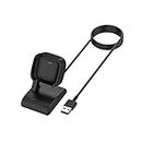 T Tersely Charger Stand for Fitbit Versa 2, 1M/3.3FT Cable Charging Stand Clip Charging Cradle Mount Dock Adapter Holder Compatible with Fitbit Versa2