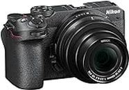 Nikon Z30 + Z DX 16-50 VR + Lexar SD 64 GB 800x Fotocamera Mirrorless, CMOS DX da 20.9 MP, LCD Angolazione Variabile, Registrazione fino 125min,Video 4K,Nero,Nital Card: 4 Anni di Garanzia,