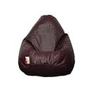 LAZYBAG Bean Bag Chair, Furniture for Kids. XXL Bean Bag Cover, Playing Video Games or Relaxing, for classrooms, daycares, Libraries or Work from Home (Maroon - 2XL Size)