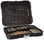 230 Pieces Drill Bit Set, Size from 3/64" up to 1/2", 135° Tip High Speed Steel Ideal Drilling in Wood/Cast Iron/Aluminum Alloy/Plastic/Fiberglass, Complete in A Hard Storage