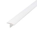 Outwater Plastic T-molding 1/2 Inch White Flexible Polyethylene Center Barb Tee Moulding 250 Foot Coil