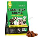 100% Natural Prevention Fast and Long Acting Chews Pills For All Dogs  Ct. 60