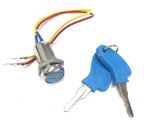 MOBILITY SCOOTER PARTS UNIVERSAL 2 WIRE IGNITION KEY LOCK SWITCH JAZZY HOVEROUND