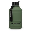 Botella de agua de acero inoxidable 2.2 L garrafa para deporte camping sin BPA