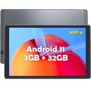 Tablet Android 11, 10 pollici, 3GB RAM 32GB ROM 6000 mAh WiFi 6 grigio