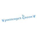 Car Decals for Women, Passenger Queen Waterproof Car Stickers, Cute Scratch-Proof Car Accessories, Adhesive Auto Decals for Covering Minor Scratches