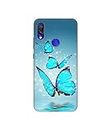 Casotec Flying Butterflies Design 3D Printed Hard Back Case Cover for Xiaomi Redmi 7
