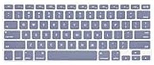 Midkart Silicone Keyboard Cover Compatible with MacBook Air 13 Inch (A1466 / A1369, Release 2010-2017), MacBook Pro 13/15 Inch (A1278 / A1502 / A1425 / A1398, Release 2015 or Older), Lavender Grey