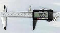 YAKSH AROSPASE DIGITAL CALIPER 100mm (4"inch) wIth Display Get Precision Fractional Measurements In Inch