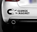 CLUNGE MAGNET RUDE FUNNY INBETWEENERS CAR VAN BIKE STICKER CAR BUMPER WINDOW VINYL DECAL