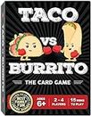 Taco vs Burrito - The Wildly Popular Surprisingly Strategic Card Game Created by a 7 Year Old - a Family-Friendly Party Game for Kids, Teens & Adults